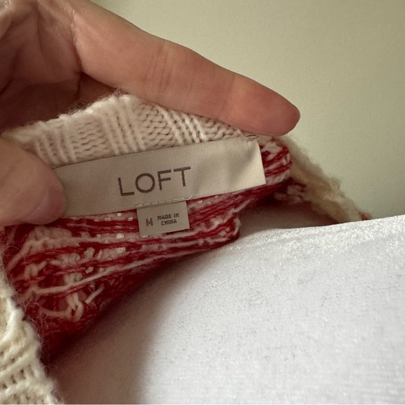 LOFT Fair Isle Textured Sweater - Picture 7 of 8